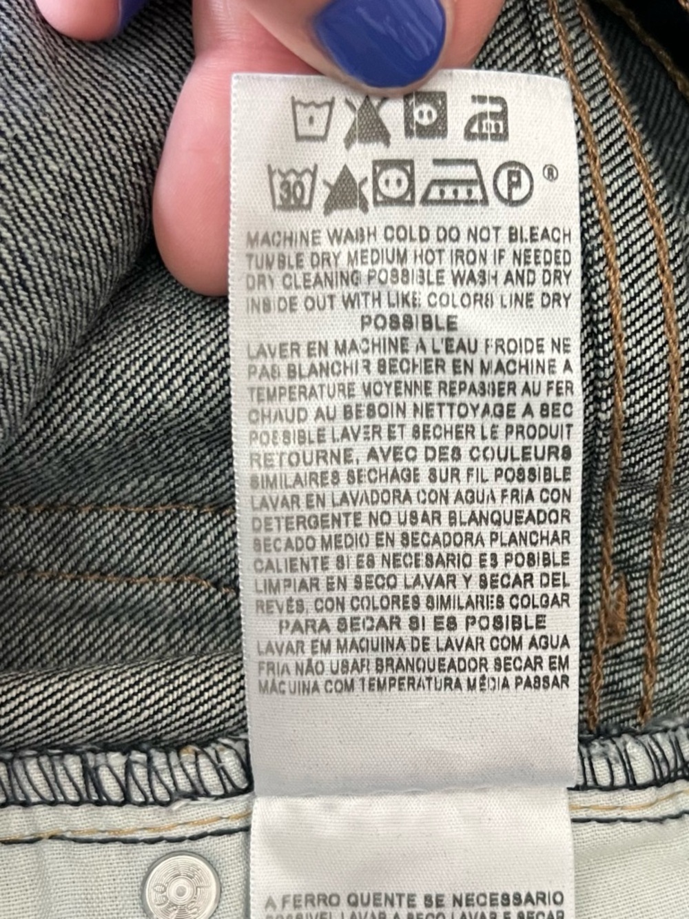 Levi's 559 Men's Indigo “Relaxed Straight” Jeans - 34/30 - Picture 8 of 10